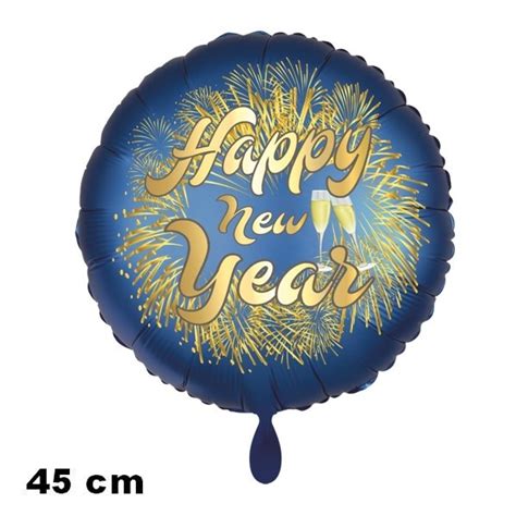 Silvester Bouquet Aus Satin De Luxe Helium Luftballons Frohes Neues