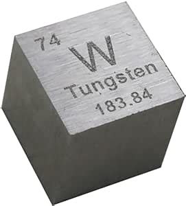 Amazon YTGZS Tungsten Cube Pure Metal High Density W Element Cube