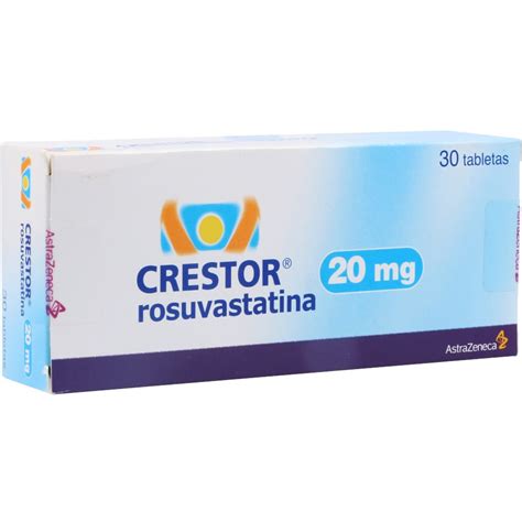 Crestor Tabletas 20mg Cruz Verde