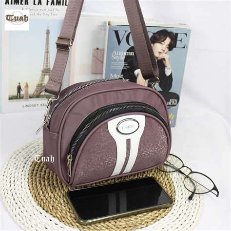 Jual Tuah Slim Bags Iw As Wanita Pompom Ruang Cocoly Gliter