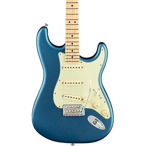 Fender American Performer Stratocaster Maple Fingerboard Electric Guitar Satin Lake Placid Blue ...