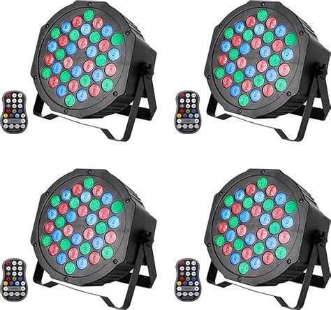 Uking Rgb Foco Led Par Con Recargable Bater A Led Luces Discoteca