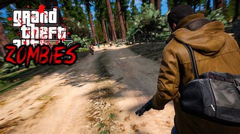 GTA V ZOMBIES FOMOS PARA FLORESTA 19 YouTube