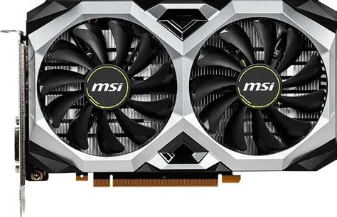 Характеристики Видеокарта MSI NVIDIA GeForce GTX 1660, GTX 1660 VENTUS ...