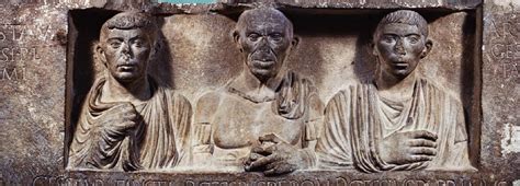 Funerary Relief With Portraits Of The Gessii From Rome Italy Ca