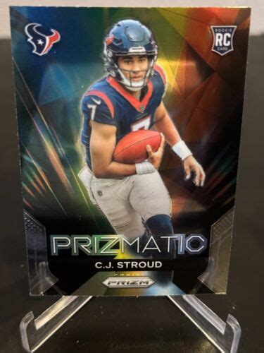 Panini Prizm C J Stroud Prizmatic Insert Rc Rookie Houston