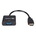 Steren Adaptador Hdmi Macho Vga Aux Hembra Negro Abasteo Mx