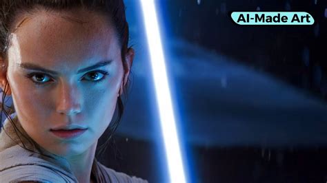 REY SKYWALKER From STAR WARS Reimagined AI Generated By AI Made Art