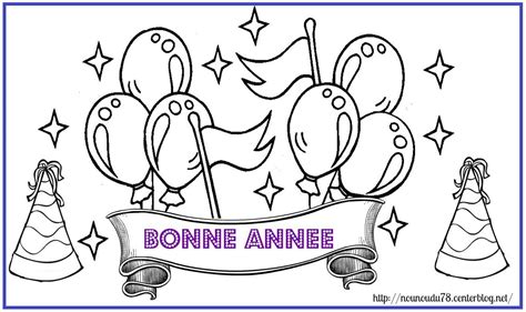 Coloriages Bonne Annee