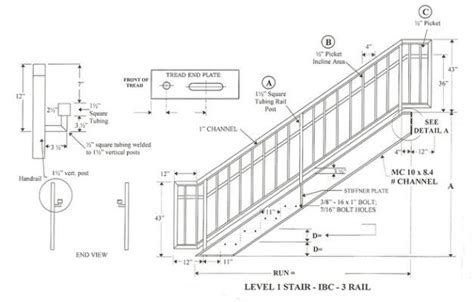 Specifications For Staircase Disenos De Unas Construccion