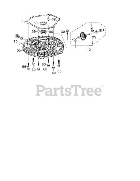 Subaru Robin Ea190vs5030 Ea190v Subaru Robin Engine 110 Crankcase Parts Lookup With Diagrams