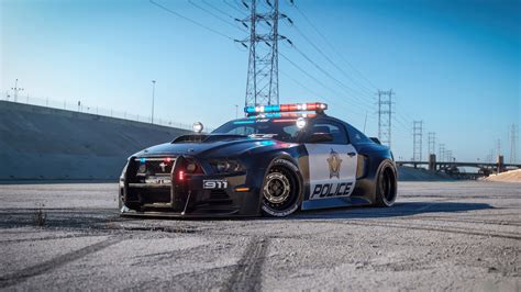 2560x1440 Ford Mustang Police Interceptor Cgi 4k 1440P Resolution ,HD ...