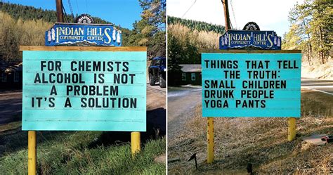 Indian Hills Community In Colorado Has The Funniest Signs