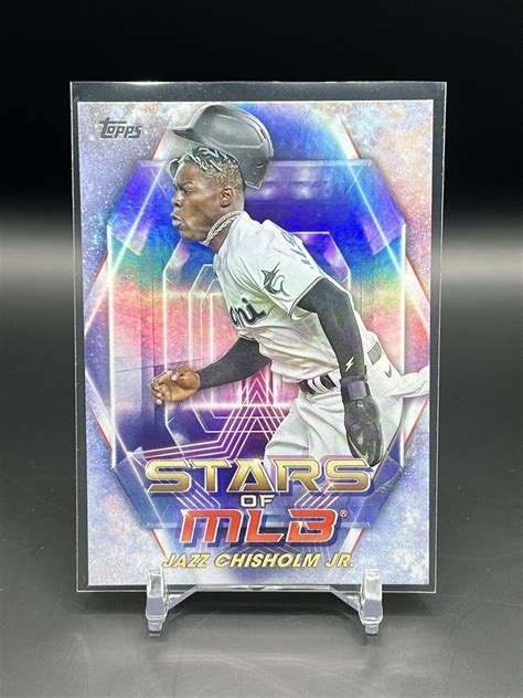 Topps Stars Of The Mlb Smlb Jazz Chisholm Jr Miami Marlins M