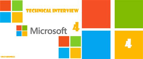 An Interview Experience with Microsoft