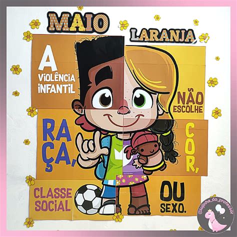 Super Painel Maio Laranja Lojinha Do Professor Hotmart