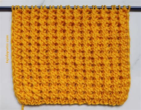 Free Knitting Patterns Mesh Stitch Knitting Pattern