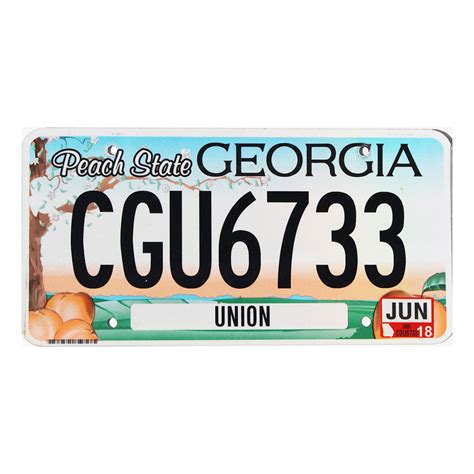 Georgia License Plates For Sale | Shop License Plates