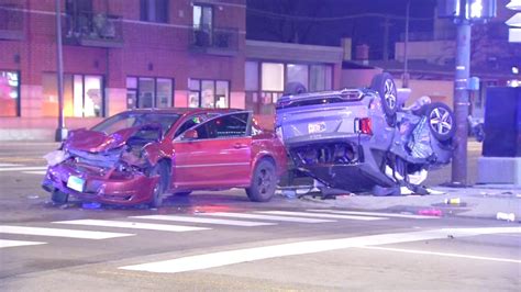 Pulaski Park Car Crash Today 8 Seriously Hurt Near North Kimball