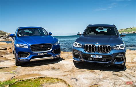 2018 Jaguar F PACE S Vs BMW X3 M40i Performance SUV Comparison Video