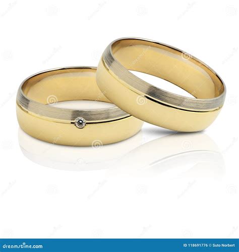 A Pair Of Wedding Rings Stock Photo Image Of Jewel 118691776