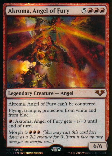 Akroma Angel Of Fury Prices Magic From The Vault Angels Magic Cards