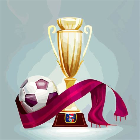 Trofeo copa mundial de fútbol qatar 2022 Foto Premium