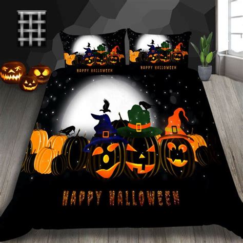 Unique Pumpkin Halloween bed set – MY luxurious home