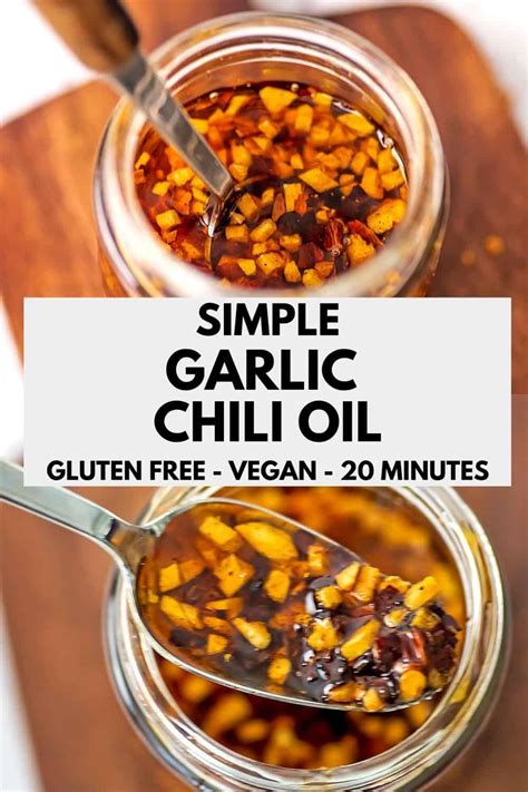 Homemade Garlic Chili Oil 20 Minutes Bites Of Wellness