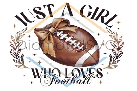 Football Lover Girl Png Fall Coquette Graphic By Diamondsvg