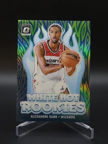 2024 25 Panini Optic ALEXANDRE SARR RC White Hot Rookies LIME GREEN D
