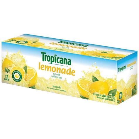 Tropicana Lemonade Flavored Juice Drink 12 Fl Oz Instacart