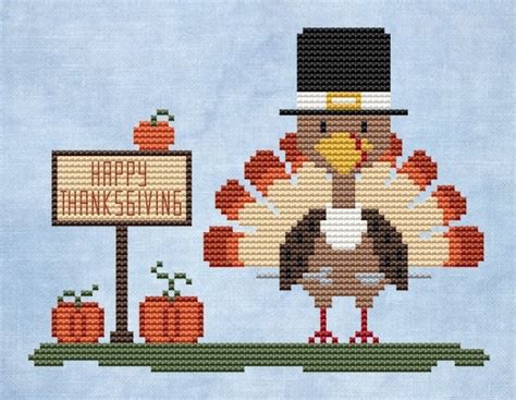 Happy Thanksgiving Cross Stitch Pattern Code Ks Kate Spiridonova