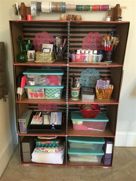 Diy Shelving From Gasp Cardboard Boxes Artofit