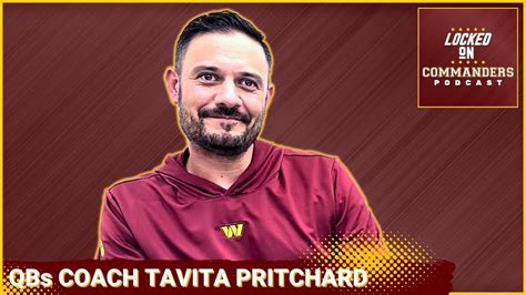 Washington Commanders Quarterbacks Coach Tavita Pritchard Pre Mandatory