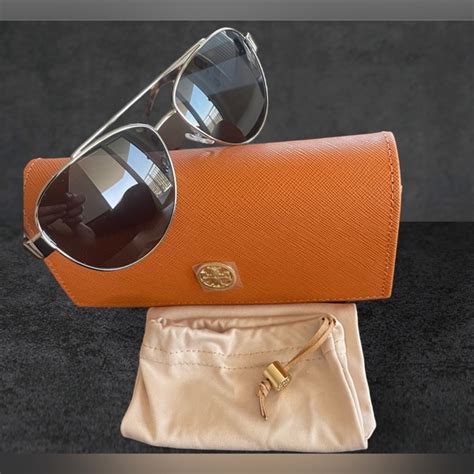 Tory Burch Accessories Tory Burch Womens Metal Aviator Sunglasses Poshmark