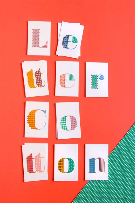 Cocolia Letter Cotton étapes Business card design Typography