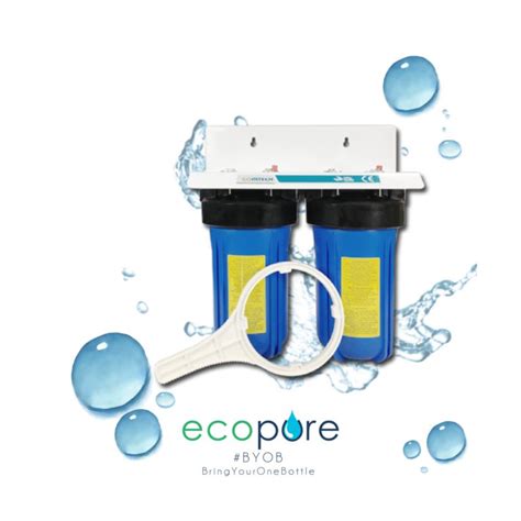 Big Blue Water Filtration System 2 Stage Ecopure Life