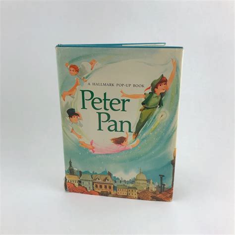 Vintage Hallmark Pop Up Book Peter Pan 1970s Peter Pan Pop Up Book