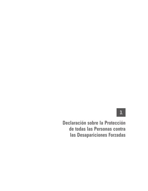 Declaración Sobre La Protección De Todas Las Personas Contra Las