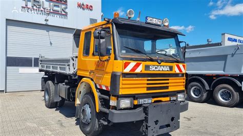 Wywrotka Scania M Tipper X Full Steel Manual Pumpe Na