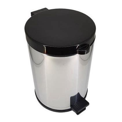 Lixeira Cozinha Inox 10 5 Litros c Pedal E Recipiente Plástico no Shoptime