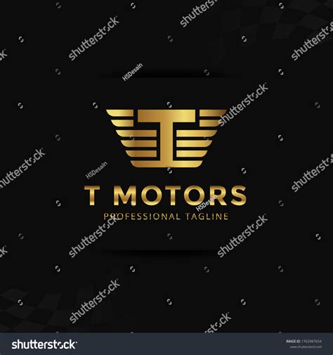 Vector Gold Letter T Logo Templates Stock Vector Royalty Free