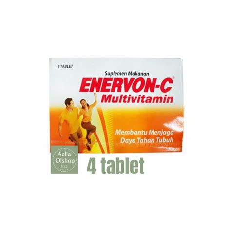 Jual ENERVON C Strip Isi 4 Tablet Vitamin C Enervon C Strip Isi 4