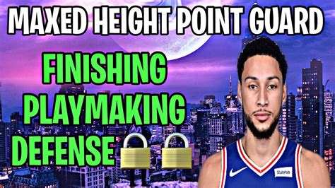 BEST POINT GUARD BUILD 2K22 NEXT GEN BEST 2 WAY FACILITATING FINISHER