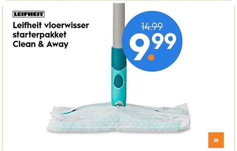 Leifheit Vloerwisser Starterpakket Clean Away Aanbieding Bij Blokker