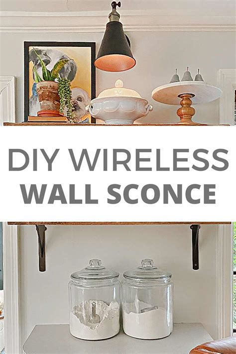 How To Make A Diy Wireless Wall Sconce Chatfield Court