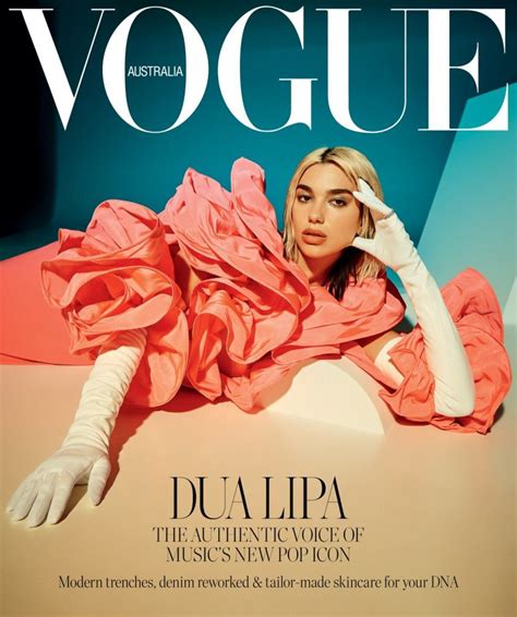 Dua Lipa Covers Vogue Australia April 2020