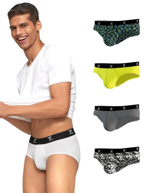 Buy Xyxx Pack Of 5 Intellisoft Micro Modal Ace Men Briefs Online At