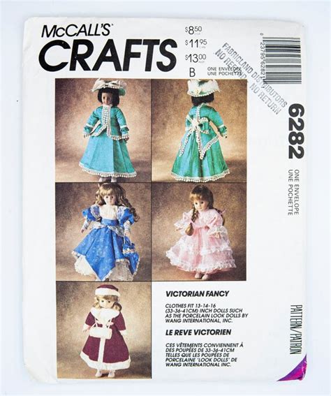 Mccall S Crafts Sewing Pattern Dolls Nightgown Etsy